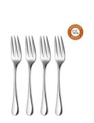 Radford Bright Pastry Fork, Set Of 4 Home Tableware Cutlery Forks Silv...