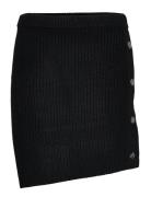 Molina Button Skirt Kort Nederdel Black DESIGNERS, REMIX
