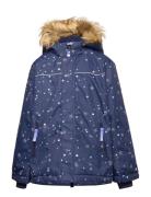 Nolan Reflective Winter Jacket Parka Jakke Blue Racoon