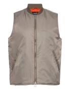 Tight Twill Serpico Vest Vest Beige Mads Nørgaard