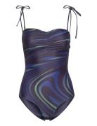 Jencel Swimsuit Badedragt Badetøj Navy Hosbjerg