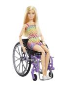 Fashionistas Doll #194 With Wheelchair & Ramp, Blond Hair, Rainbow Dre...
