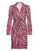 Dvf Chuck Dress Kort Kjole Pink Diane Von Furstenberg