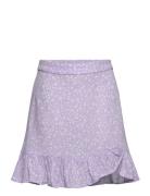 Skirt Lily Dresses & Skirts Skirts Short Skirts Purple Lindex