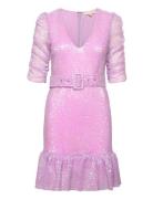 Sequins Mini Dress Kort Kjole Pink By Ti Mo