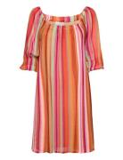Crserena Short Dress - Mollie Fit Kort Kjole Orange Cream