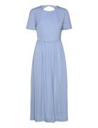 Recycled Polyester Dress Maxikjole Festkjole Blue Rosemunde