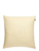 Tonal Crest Cushion Home Textiles Cushions & Blankets Cushions Yellow ...