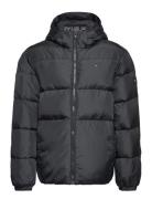 Essential Down Jacket Foret Jakke Black Tommy Hilfiger