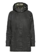 Barbour Cannich Wax Outerwear Parka Coats Black Barbour