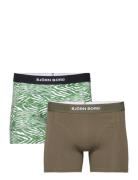 Premium Cotton Stretch Boxer 2P Boxershorts Khaki Green Björn Borg