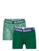 Core Boxer 2P Night & Underwear Underwear Underpants Green Björn Borg