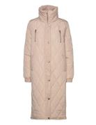 Kalindsay Quilt Jacket Foret Jakke Beige Kaffe