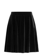 Vikatja Hw Short Velvet Skirt/Ka Kort Nederdel Black Vila