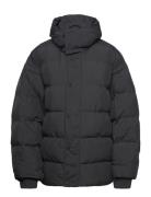 Boxy Puffer Jacket Foret Jakke Black Hope