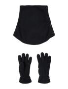 Nknmar Fleece Set 3Fo Accessories Gloves & Mittens Gloves Black Name I...