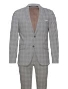 Checked Relaxed Suit Habit Grey Lindbergh