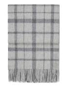 Tweed Plaid Home Textiles Cushions & Blankets Blankets & Throws Grey E...