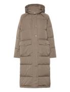 Down Puffer Coat Foret Jakke Brown Rosemunde