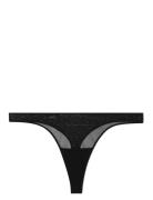 Mesh Thong G-streng Undertøj Black Understatement Underwear