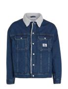 Regular 90S Sherpa Jacket Jakke Denimjakke Blue Calvin Klein Jeans