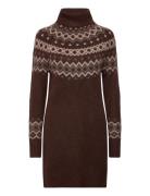 Fqmerla-Dress Kort Kjole Brown FREE/QUENT