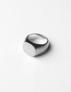 Oval Clean Ring Ring Smykker Silver Blue Billie