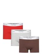 Trunk 3Pk Boxershorts Red Calvin Klein