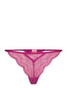 Isabelle Hl Sparkle String Tr G-streng Undertøj Pink Hunkemöller