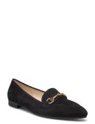 Loafer Loafers Flade Sko Black Gabor