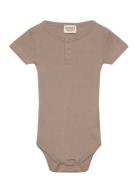 Body Ss Bodies Short-sleeved Beige MarMar Copenhagen