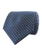 Dots Silk Tie Slips Navy Portia 1924