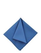Solid Silk Pocket Square Brystlommetørklæde Blue Portia 1924