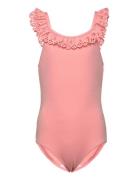 Swana Bathing Suit Badedragt Badetøj Pink MarMar Copenhagen