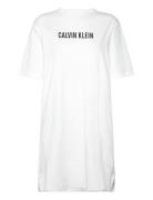 S/S Nightshirt Nattøj White Calvin Klein