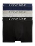 Trunk 3Pk Boxershorts Black Calvin Klein