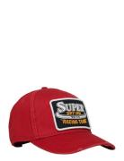 Graphic Trucker Cap Accessories Headwear Caps Red Superdry