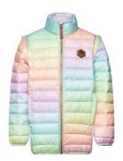 Nylon Puffer 2 In 1 Jacket Foret Jakke Multi/patterned Mikk-line