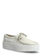 Wallabee Cup Loafers Flade Sko White Clarks Originals