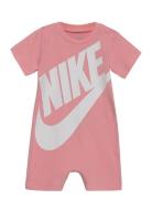 Nike Futura Romper Bodysuits Short-sleeved Pink Nike