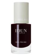 Nail Polish Granat Neglelak Makeup Purple IDUN Minerals