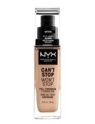 Can't Stop Won't Stop 24-Hours Foundation Foundation Makeup NYX Profes...