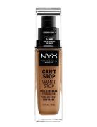 Can't Stop Won't Stop 24-Hours Foundation Foundation Makeup NYX Profes...