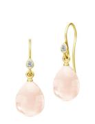 Prima Ballerina Earrings - Gold/Blush Ørestickere Smykker Gold Julie S...