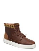 T270 Hgh Fng M High-top Sneakers Brown Björn Borg