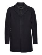 Ralf Jacket Uldfrakke Frakke Black Clean Cut Copenhagen