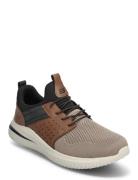 Mens Delson 3.0 - Cicada Low-top Sneakers Brown Skechers