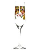 In Love Home Tableware Glass Champagne Glass Multi/patterned Carolina ...
