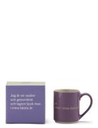 Astrid Lindgren Mug Home Tableware Cups & Mugs Coffee Cups Purple Desi...
