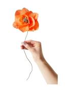 Paper Flower, Poppy Home Decoration Paper Flowers Orange Studio About